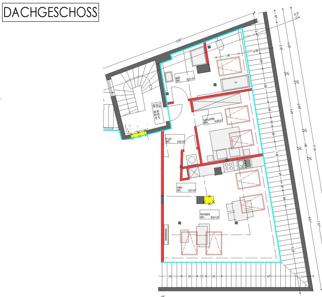 Helle 2-Zimmerwohnung - Frei - DG - Duschbad - Einbauküche - Renoviert - Kein Aufzug - Photo 2