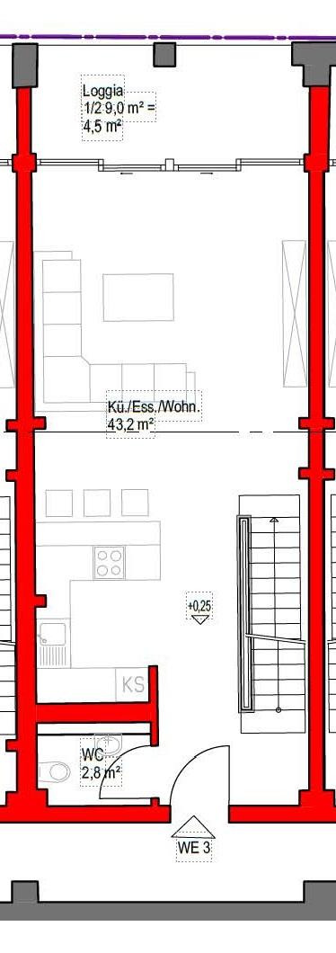 Maisonettewohnung direkt an den Pegnitzwiesen - 3 Zimmer - 2 hochwertige Bäder -Einbauküche - Photo 2