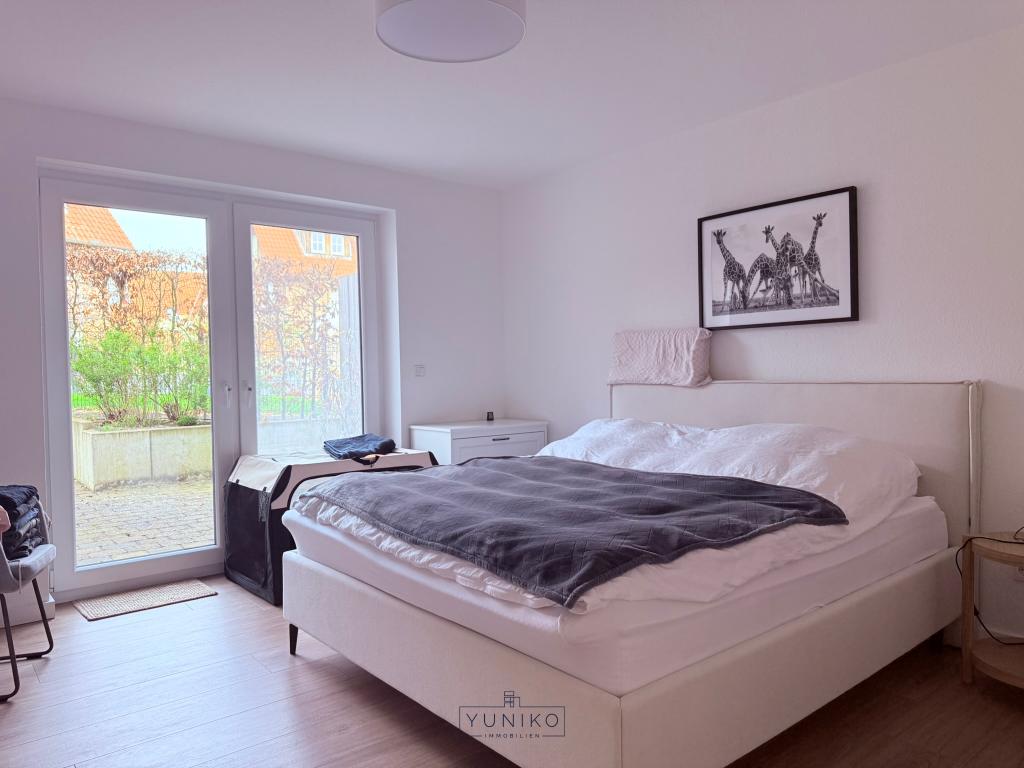 Moderne Erdgeschosswohnung mit großzügigem Wohn-/Essbereich, Terrasse und hochwertiger Einbauküche - Foto 3