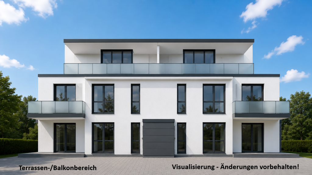 Moderne NEUBAU-Erdgeschosswohnung mit Terrasse und eigenem Gartenanteil - Foto 4