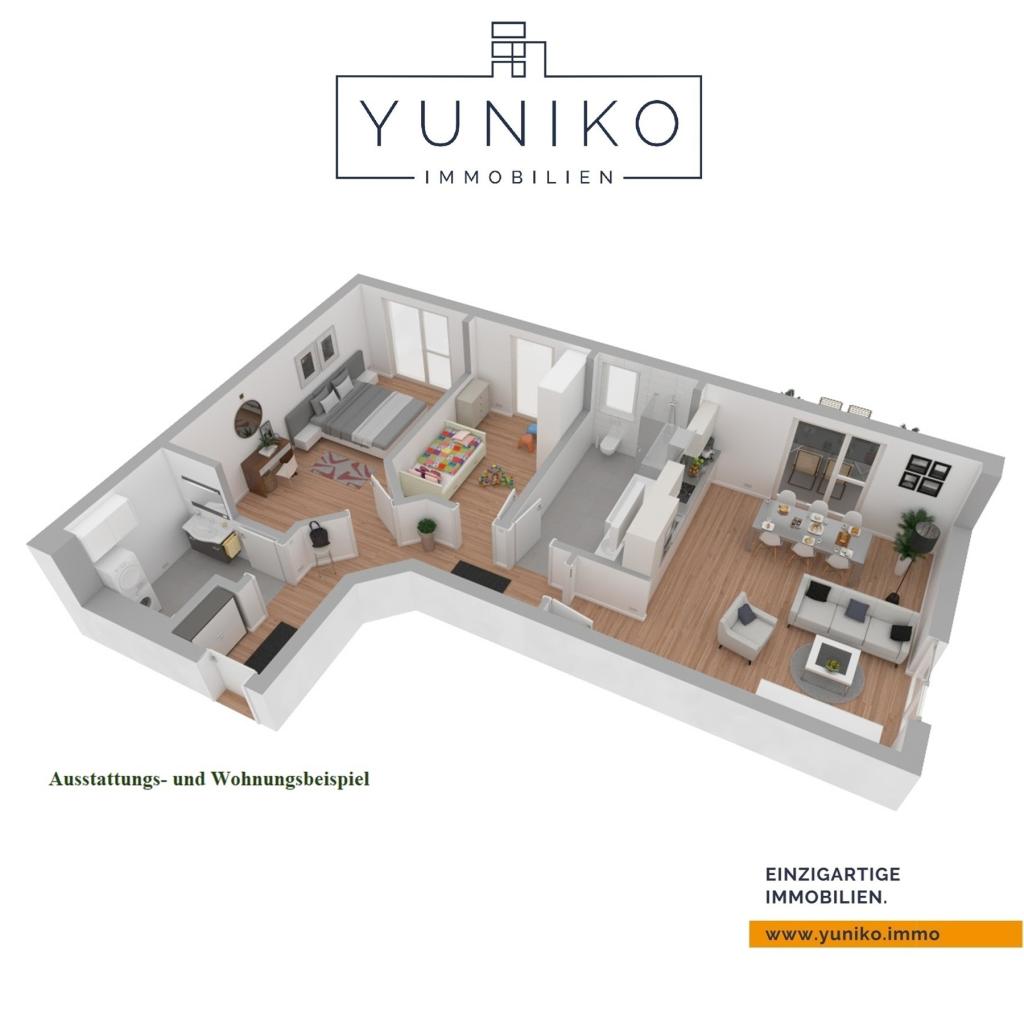 Moderne 3-Zimmer-Erdgeschosswohnung mit Terrasse und eigenem Garten - inkl. Einbauküche! - Photo 2