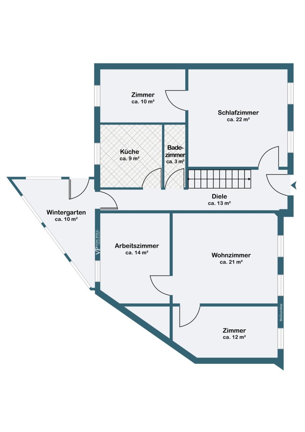 Grundriss Erdgeschoß