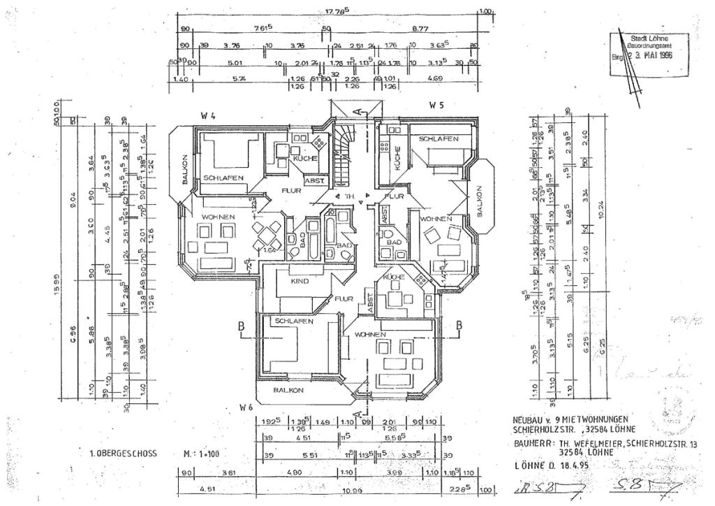 Grundriss 1. Obergeschoss