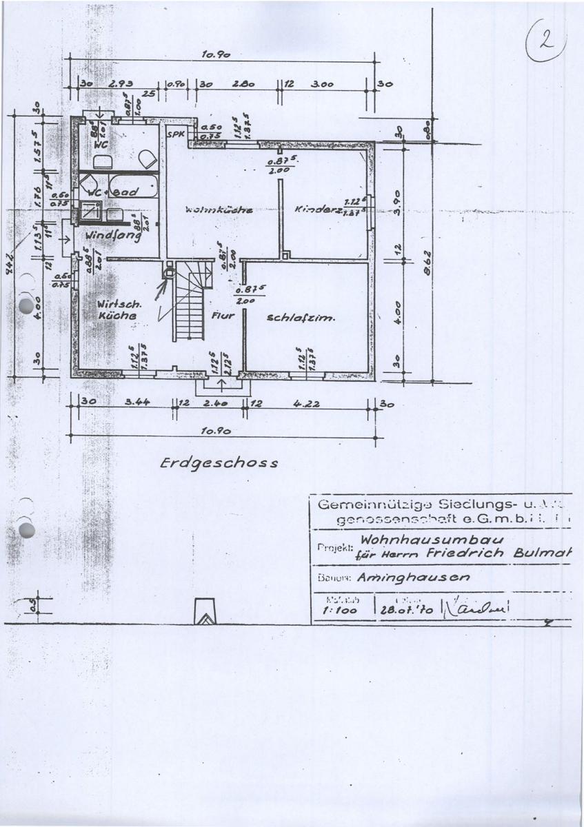 Grundriss Erdgeschoss 