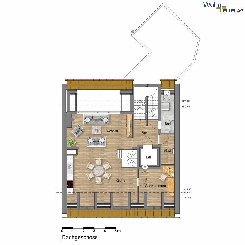 Grundriss 5. OG