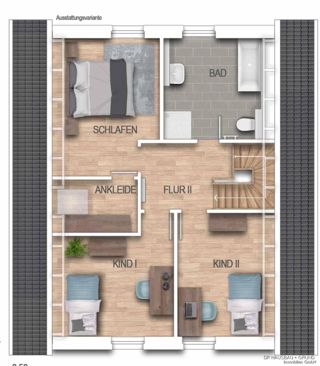 Grundrissvorschlag Dachgeschoss