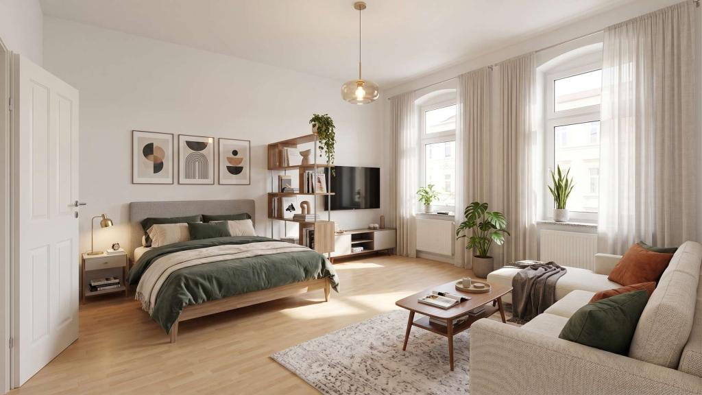 Charmante 1-Zimmer-Wohnung im Altbau – zentrumsnah in Mönchengladbach - Photo 1