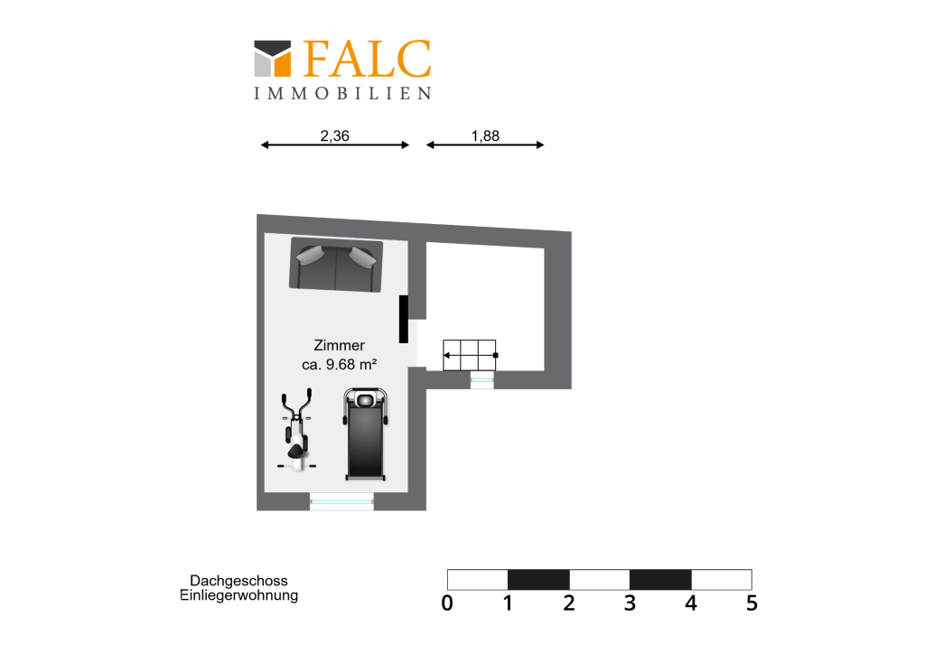 Dachgeschoss Einliegerwohnung