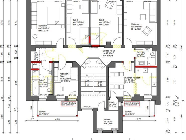2. OG / Laminat / Wanne+Dusche+Fenster / zwei Balkon u.v.m. - Photo 1