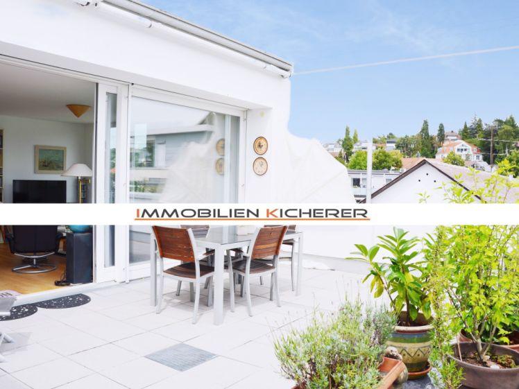 Moderne, MÖBLIERTE Whg mit Penthouse-Charakter - Dachterrasse - see- & stadtnahe Lage - Photo 1