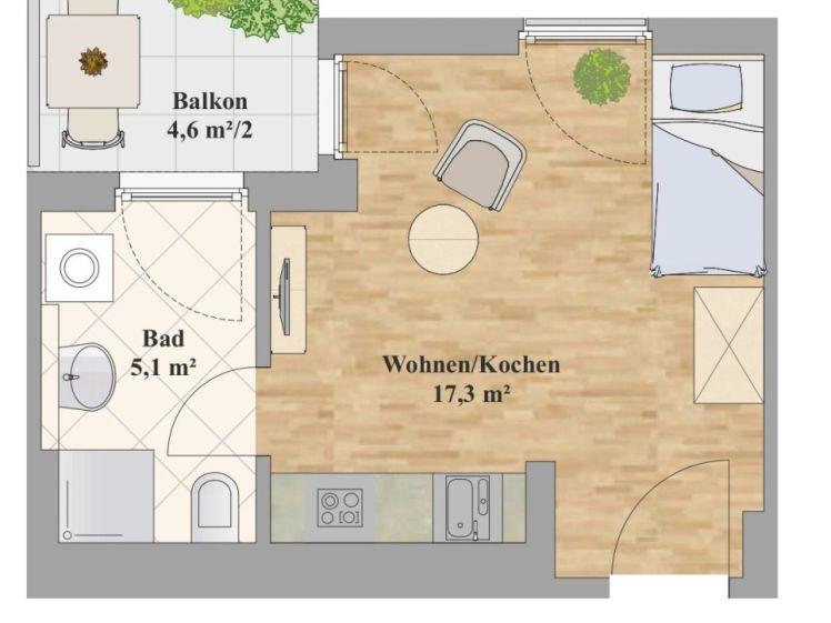 Ihr neues Zuhause mit Einbauküche! Tageslichtbad! - Photo 1