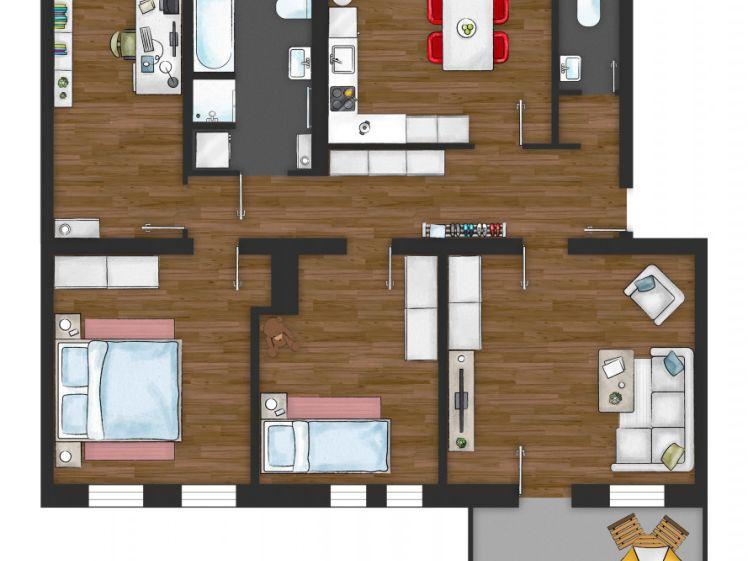 Modernes Wohnen 2026/2027: Energetisch sanierte 4-Zimmer-Wohnung in zentraler Lage - Photo 1
