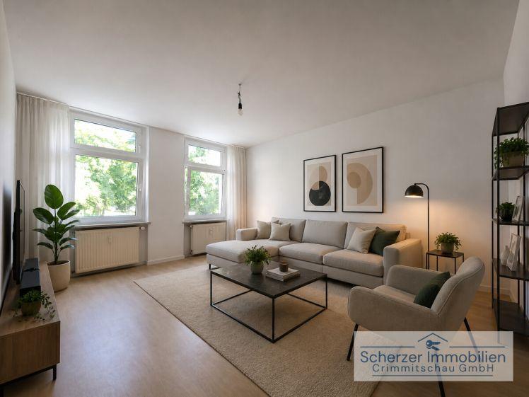 Wohnen am Park: gepflegte 2-Zimmer Wohnung mit Keller und Abstellkammer, Hochparterre - Foto 1