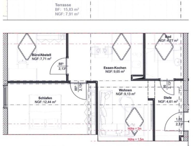 Erstbezug! Moderne 3-Zimmer-Wohnung in Worms-Herrnsheim - zu vermieten! - Foto 1