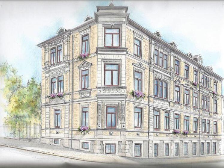 Stresemannstr. 47, WE 4 ~~~ Einbauküche, Fußbodenheizung, Terrasse, eigener Garten, Bad mit Wanne und Dusche, Gäste-WC - Photo 1