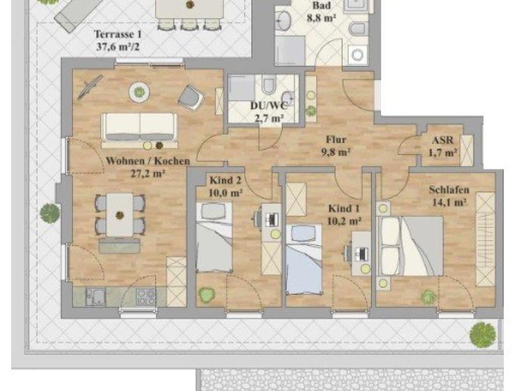 Einzigartige Dachterrasse trifft stilvolles Wohnen - Foto 1