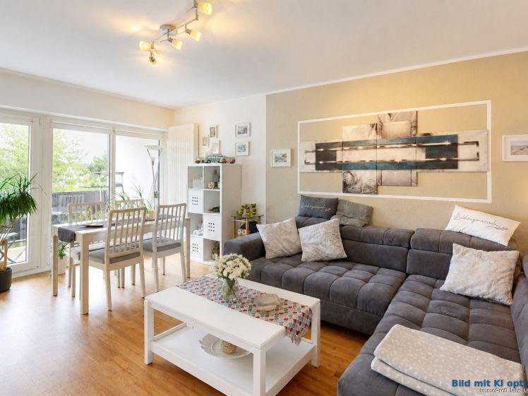 Hamm Berge - renovierte 3-Zimmer-Wohnung mit großer Loggia und Blick ins Grüne - Photo 1