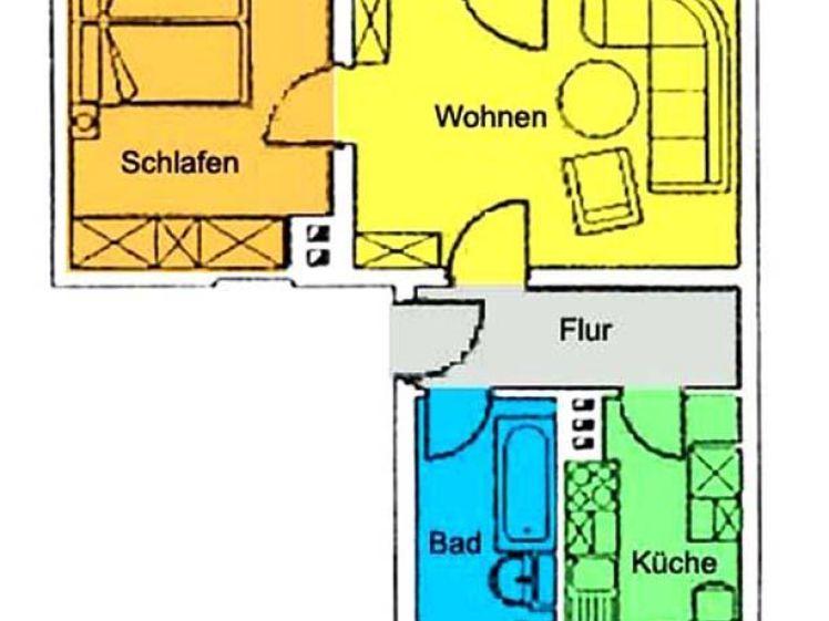 Gemütliche Wohnung mit großem Balkon, Tageslichtbad und separater Küche! - Foto 1
