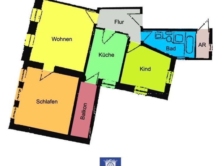 Individuelle Wohlfühlwohnung mit Balkon und Tageslichtbad mit Wanne! - Foto 1