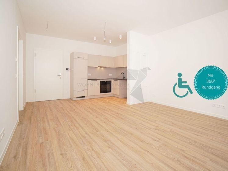 Angebot! Senioren aufgepasst! Rollstuhlgerechte 2-Raum-Wohnung am Kulturpalast mit EBK & Terrasse - Foto 1