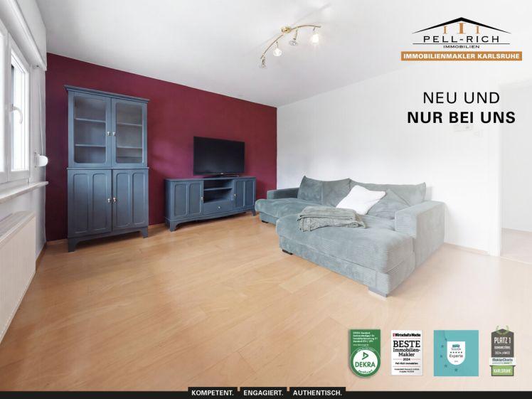 GEMÜTLICH: Helle 2-Zimmer-Wohnung in ruhiger Lage von Karlsruhe-Knielingen - Foto 1