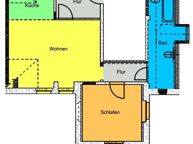 Stilvolle und wunderschöne Wohnung unterm Schloss-Dach! - Foto 1
