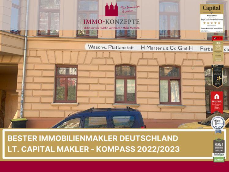 Top-sanierte 2-Zimmer-Altbauwohnung mit Küche, XXL-Terrasse, Fußbodenheizung, Stellplatz (Optional) - Photo 1
