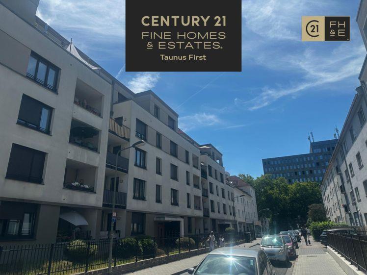 Voll möbliert, 2-Zimmer-Appartment, Balkon, TG-Stellplatz, Frankfurt Europaviertel - Foto 1