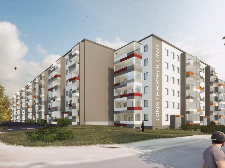 nur mit WBS pMW - kleine 5-Raum-Wohnung mit Balkon - Foto 1