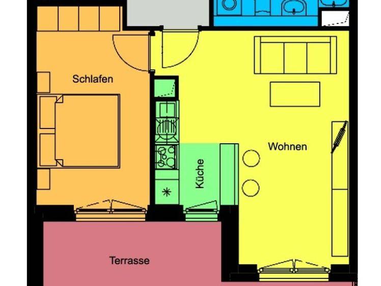 Ruhige und zentrale Wohnung mit Terrasse! - Photo 1