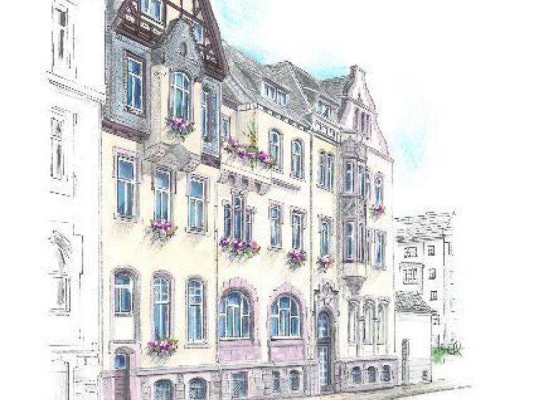 Melanchthonstr. 7, Wohnung 18~~~ großer Balkon, Tageslichtbad mit Wanne und Dusche, Gäste-WC, offene Küche, Keller, Abstellfläche im Dachboden - Photo 1