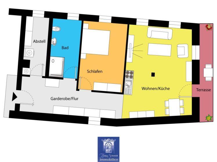 Großzügige Wohnung mit Tageslichtbad in Wilsdruff! - Photo 1