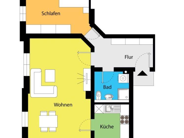 Verlockende Wohnung in Radebeul! - Foto 1