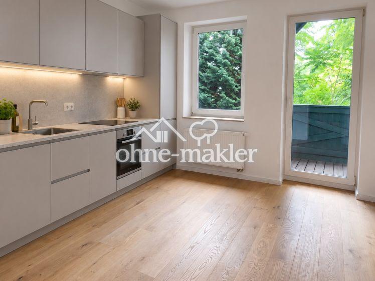 Renovated & fully furnished: 3 rooms with parquet and balcony, from €349 base rent - Photo 1