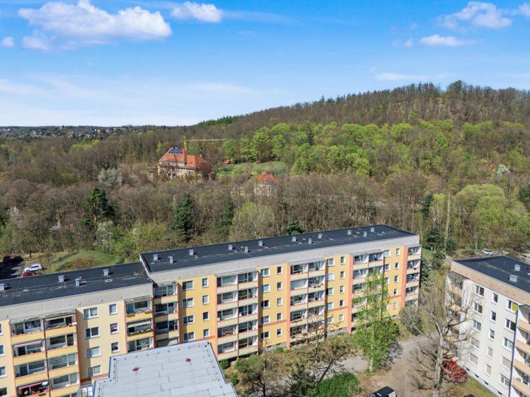 *3-R. Wohnung am Waldrand -Coswig*1.OG*Einbauküche*Südbalkon mit Markise*Erstbezug nach Sanierung* - Foto 1