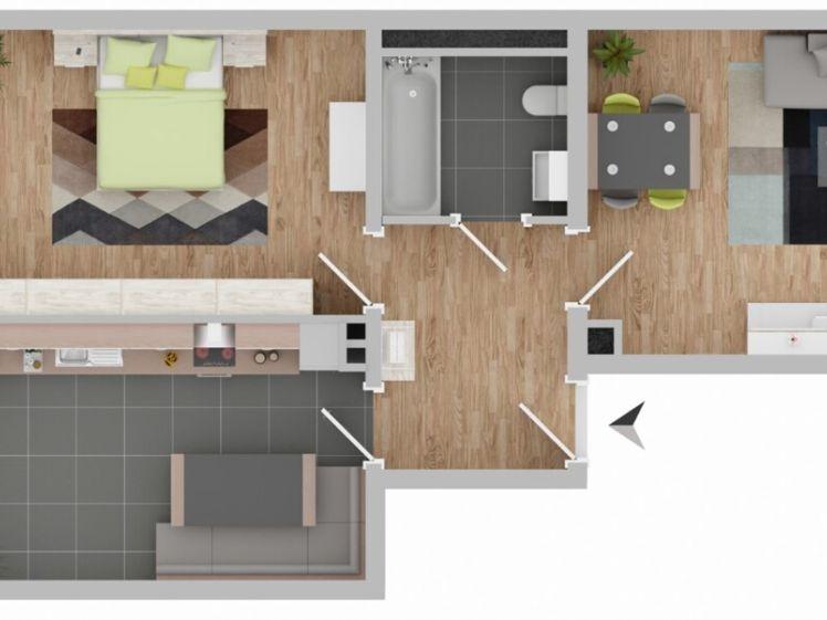 **** Schicke und moderne Wohnung mit Balkon! **** - Foto 1