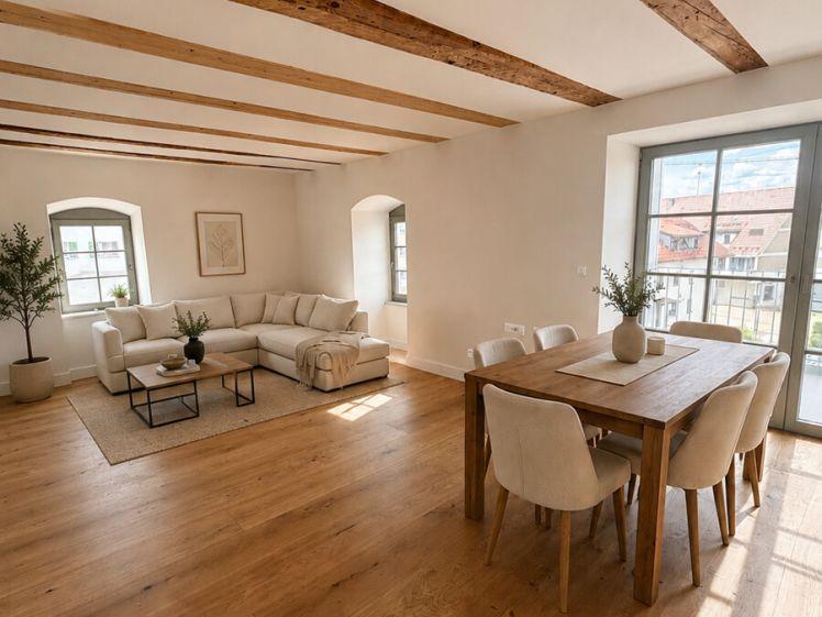 Einziehen und Wohlfühlen! 3-Zimmer-Wohnung mit Westbalkon und Küche - Erstbezug nach Sanierung - Foto 1