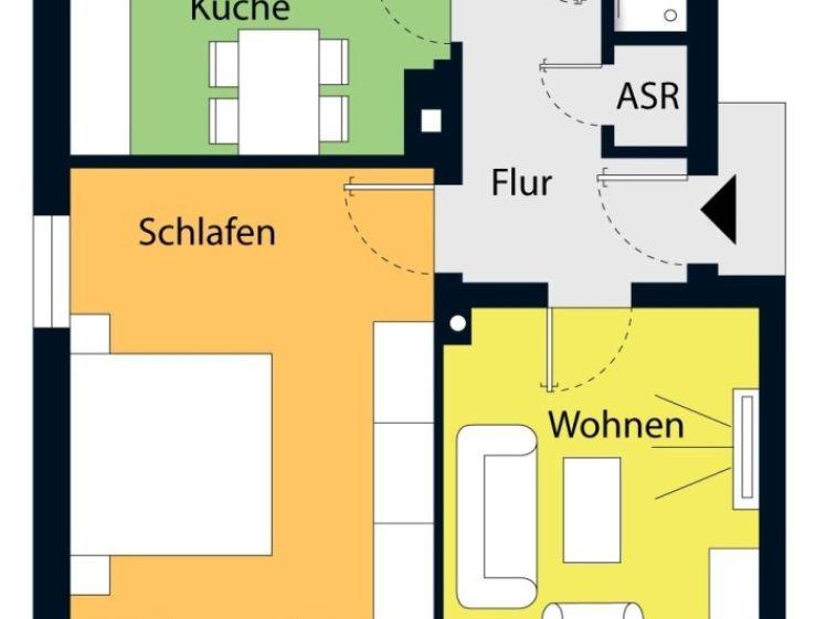 Verlockende Wohnung in zentraler Lage in Coswig! - Foto 1