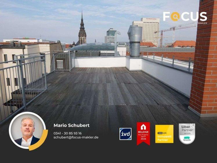 Zentrum - repräsentative, ruhige & großzügige Dachgeschoßwohnung mit imposanter Dachterrasse - Photo 1