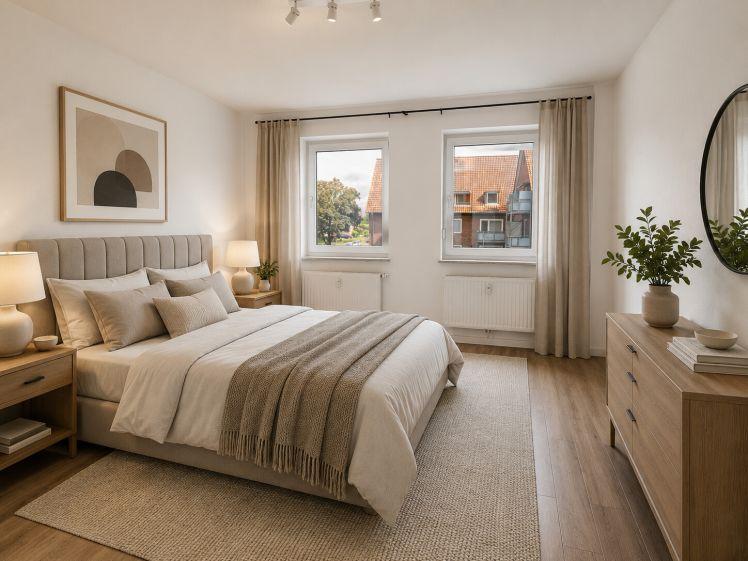 Modern wohnen auf ca. 67 m² – renovierte Obergeschosswohnung mit Balkon - Foto 1
