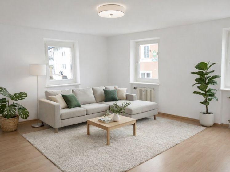 Buchbach: geräumige zentral gelegene 3-Zimmer-Wohnung, 1. OG, ohne Balkon, ohne EBK, ohne Stellplatz - Foto 1