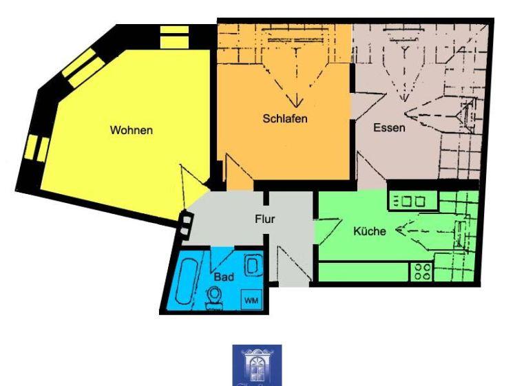 Individuelle Wohlfühlwohnung in der gemütlichen Mansarde! - Foto 1