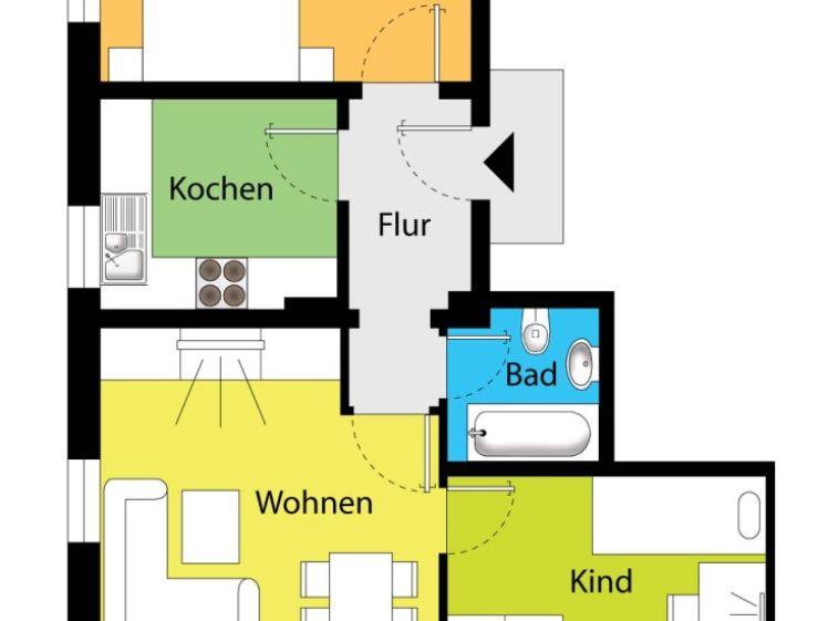 Verlockende Wohnung in Dresden-Gittersee! - Foto 1