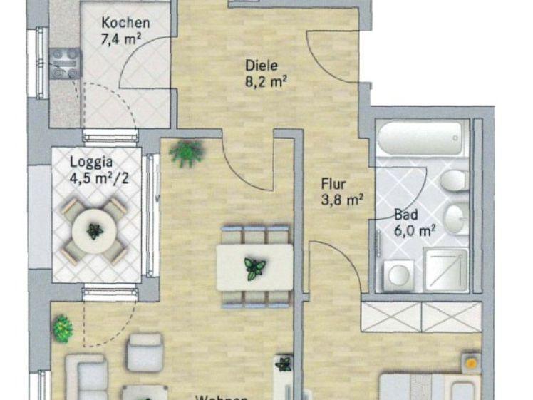 Wunderschöne Wohnung mit Loggia und moderner EBK - direkt am Neumarkt! - Photo 1