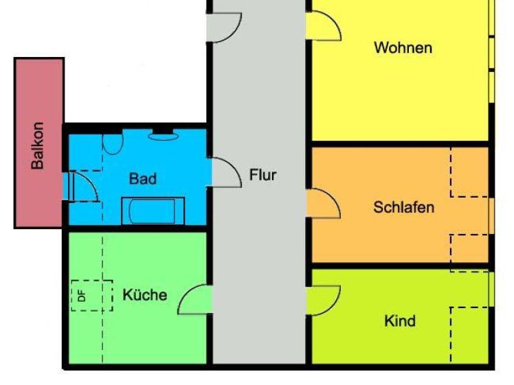 Individuelle Wohlfühlwohnung unterm Dach! Hofseitiger Balkon und toller Blick! - Foto 1