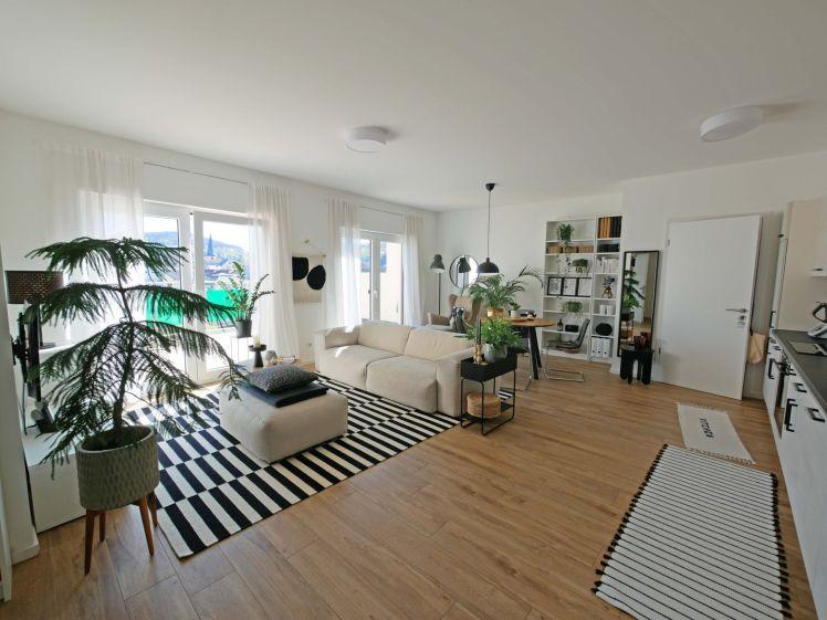 Penthousewohnung mit Dachterrasse in Merzig Innenstadt Top Lage KFW 55 Standard - Photo 1