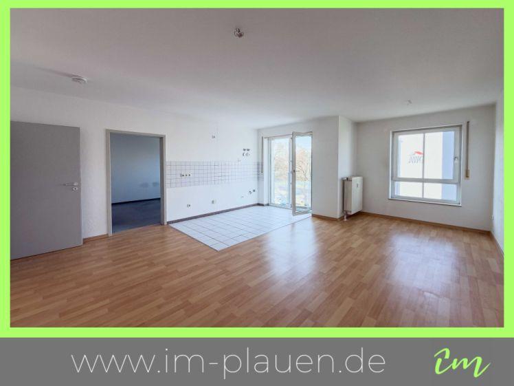 Balkon - Aufzug - offene Küche - Laminat | 2-Zimmer-Wohnung Plauen Seehaus - Photo 1