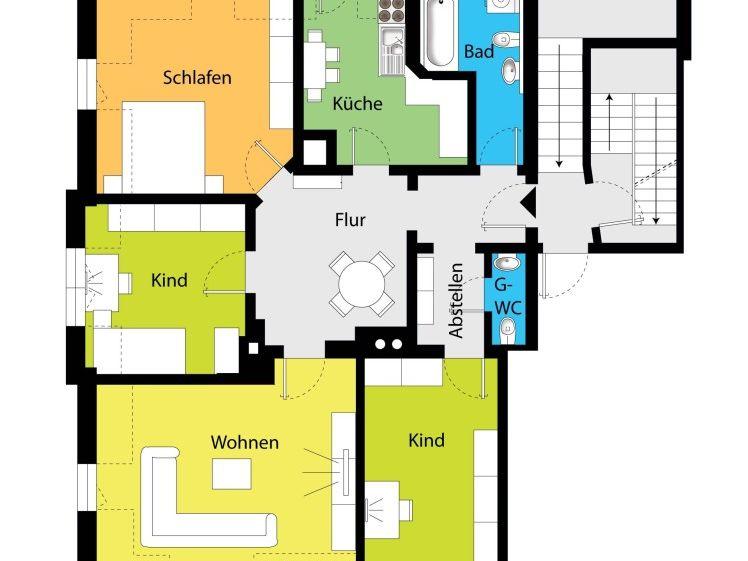 Geniale Familienwohnung mit Südbalkon, Tageslichtbad und Einbauküche-Ablöse! - Photo 1