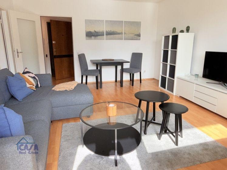 WESTEND-NORD: neu möblierte 2,5 Zimmer Wohnung mit Balkon und Skyline Blick, Erstbezug nach Renovierung - Foto 1