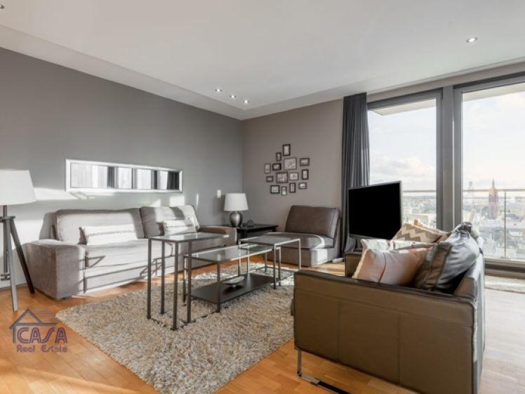 Traumwohnung mit Skylineblick: Hochwertig möblierte 2 Zimmer Wohnung in der Innenstadt - Photo 1
